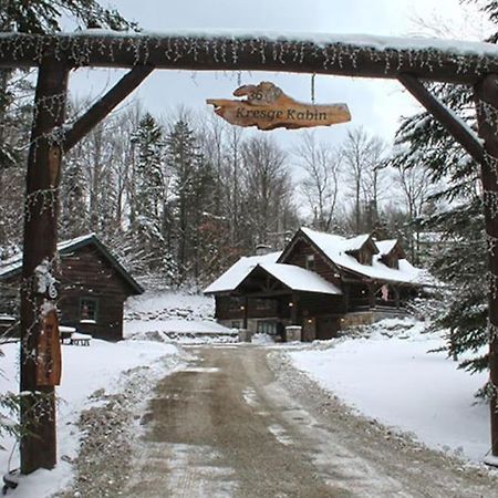 The Kresge Kabin - Authentic Grand Log Cabin. Βίλα Winhall Εξωτερικό φωτογραφία