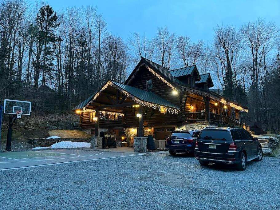 The Kresge Kabin - Authentic Grand Log Cabin. Βίλα Winhall Εξωτερικό φωτογραφία