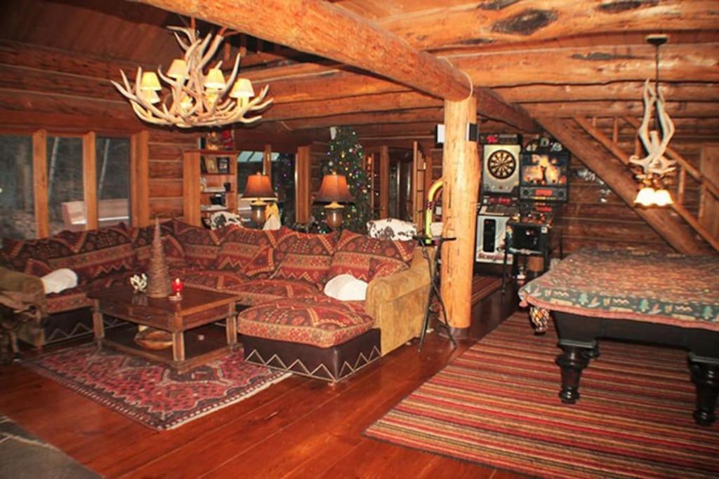 The Kresge Kabin - Authentic Grand Log Cabin. Βίλα Winhall Εξωτερικό φωτογραφία